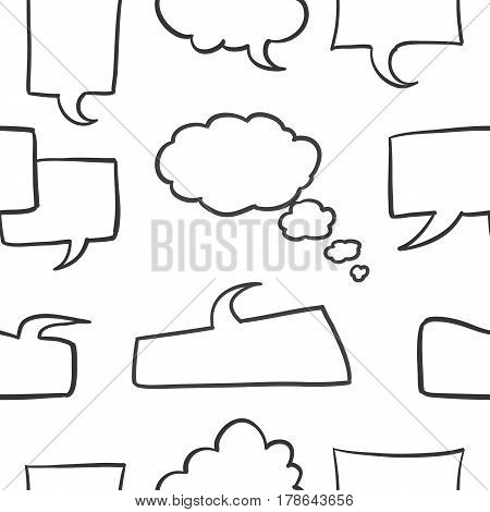 Collection stock of speech bubble vector art