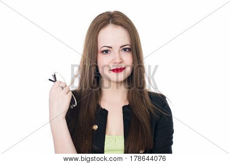Portrait Of A Smiling Business Woman
