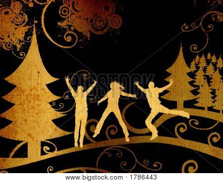 Silhouettes ในฤดูหนาว