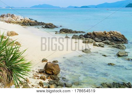Beautiful sunrise beach at Koh Lipe island in SatunThailand