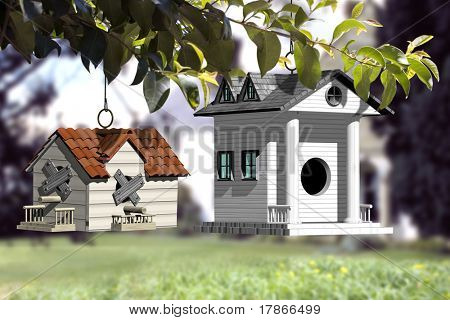 Laissez la vieille maison et passer à une nouvelle