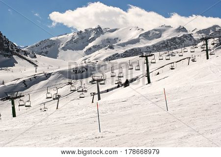 Alpine Winter Landscape