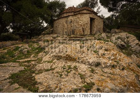 Greek Ruins In Vravrona, Greece