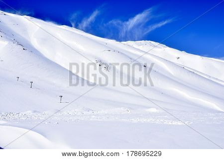 Barf Anbar, Fereydunshahr ski resort, Esfahan, Iran in the spring time