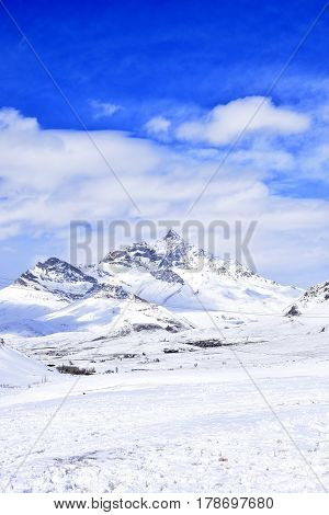 Barf Anbar, Fereydunshahr ski resort, Esfahan, Iran in the spring time