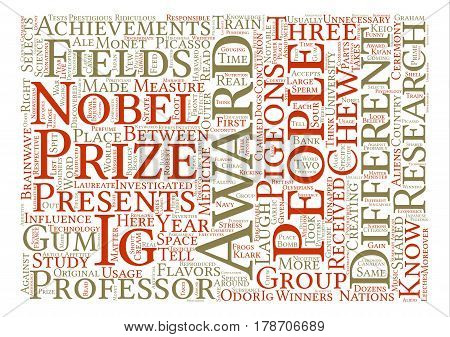 Ig Nobel Prizes Funniest Science Achievements text background word cloud concept
