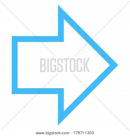 Use it in all your designs. Arrow sign direction icon navigation button pointer symbol in flat style. Quick and easy recolorable vector illustration a graphic element for design