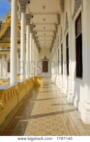 Corredor de la sala del trono, Camboya