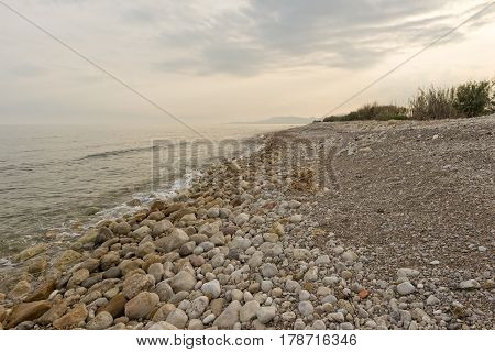 The coast of the urbanization cap and corp in alcocebre