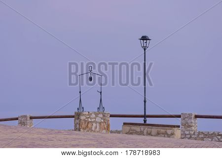 In the hermitage of Santa Lucia in Alcocebre