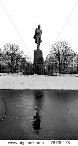 The monument to the Soviet writer Maxim Gorky