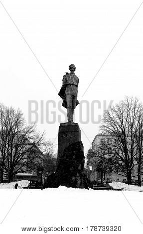 The monument to the Soviet writer Maxim Gorky
