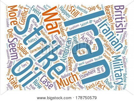 Is War With Iran Imminent text background word cloud concept