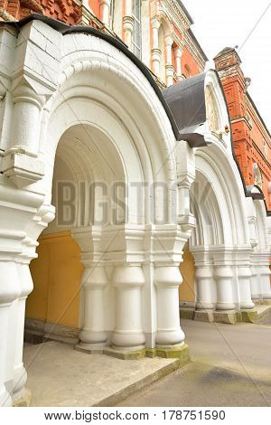 Old Holy Trinity Sergius Maritime Men Monastery in St.Petersburg Russia. Founded in 1734.