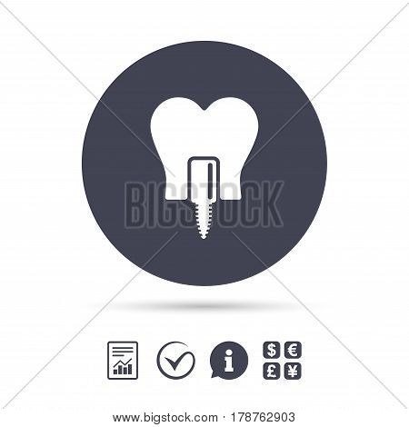 Tooth Implant Icon. Vector & Photo (Free Trial) | Bigstock