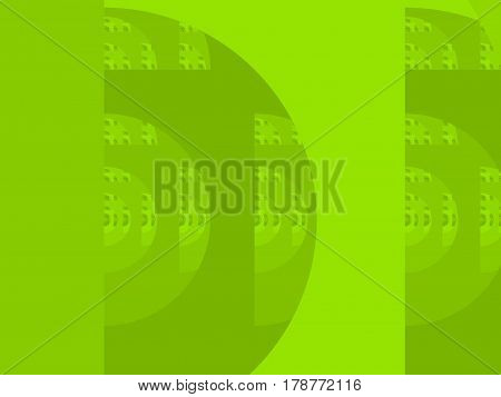 Yellow Green Fractal Background