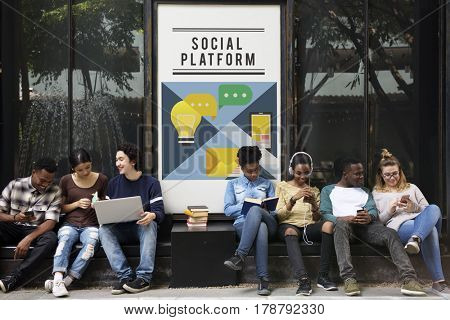 Internet networking digital life social media platform