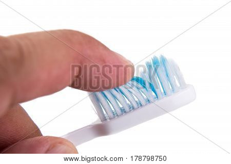 Finger Touching Soft And Slim Tapered Toothbrush Bristle