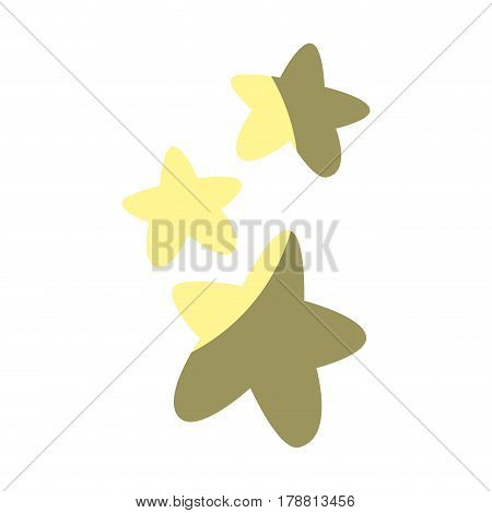 cuite light stars image, vector illustration design