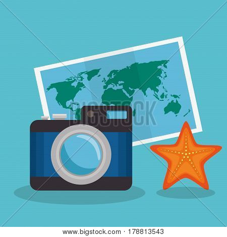 vacations travel holidays icons vector illustration design