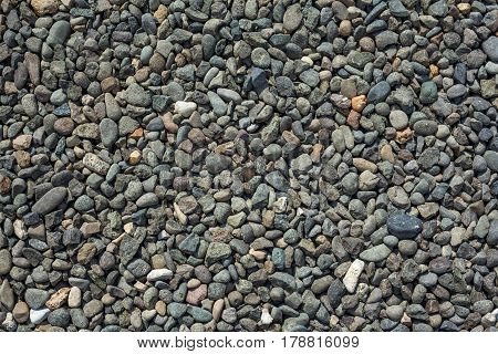 Gravel texture. Gravel background. Stones texture. Abstract.