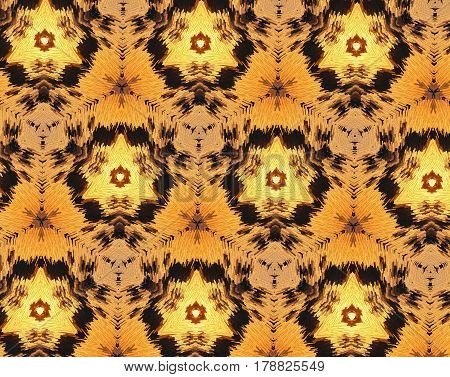 Abstract Extruded 3D Pattern
