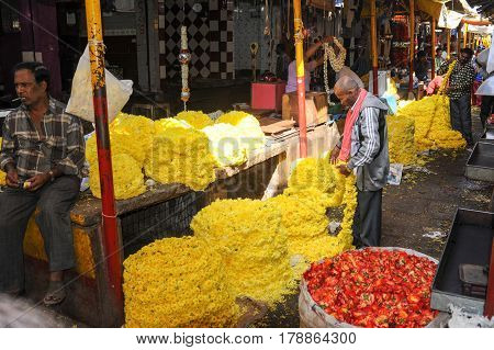 The Devaraja Market At Mysore On India