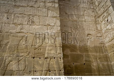 Temple Of Medinet Habu, Dedicated To Rameses Iii. - Unesco World Heritage Site, Luxor, Egypt