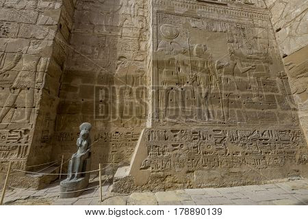 Temple Of Medinet Habu, Dedicated To Rameses Iii. - Unesco World Heritage Site, Luxor, Egypt