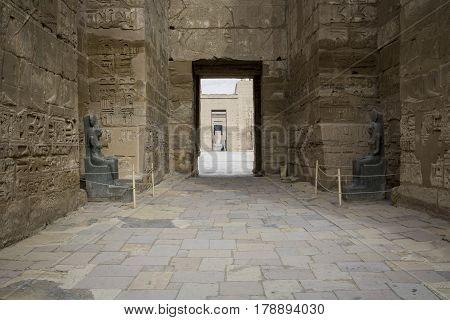 Temple Of Medinet Habu, Dedicated To Rameses Iii. - Unesco World Heritage Site, Luxor, Egypt