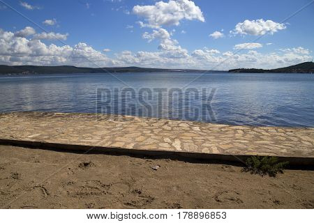 Beach In Adriatic Sea