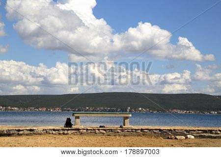 Beach In Adriatic Sea