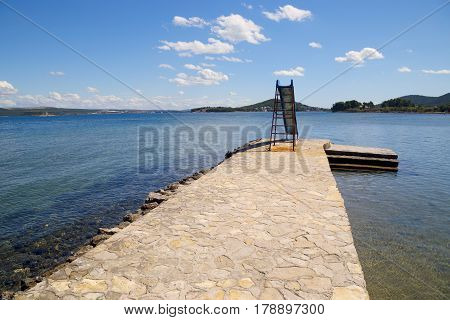 Beach In Adriatic Sea