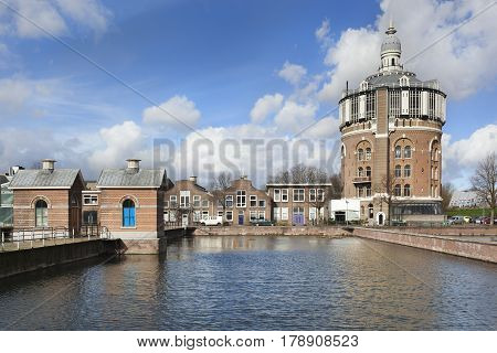 Old water tower de Esch in Rotterdam