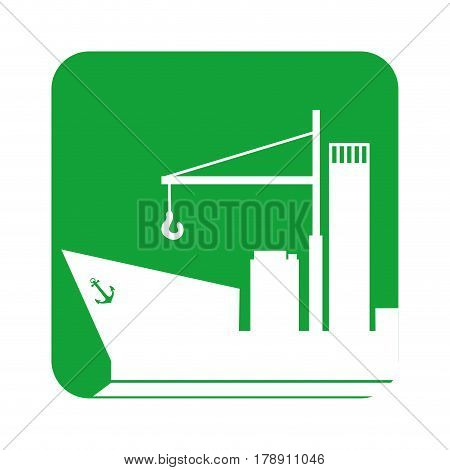 picture ship maritime transpotation, vector illustration design