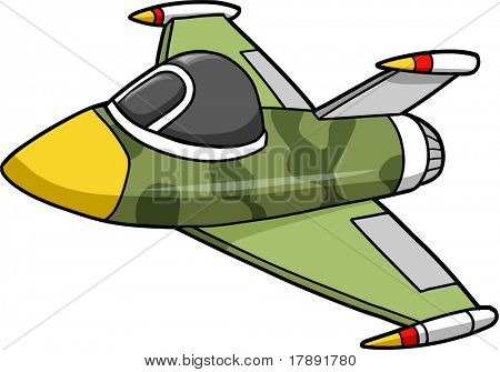 Jet fighter vektor Illustration