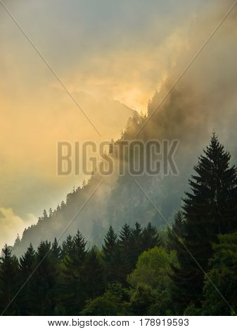 Sunrise Over Les Deux Alpes