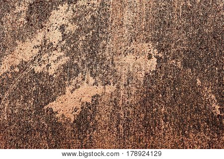 Shiny golden Cosmetics smeared on Surface. Art Background with Texture
