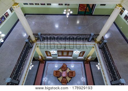 Interior Of The Metropol Hotel Moscow, Russia