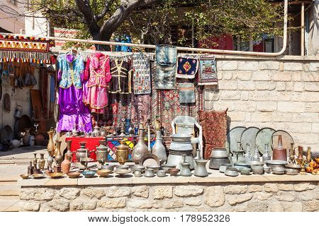 Souvenir Market In Baku
