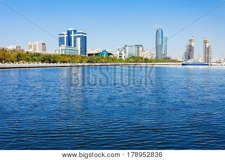 The Baky Skyline View