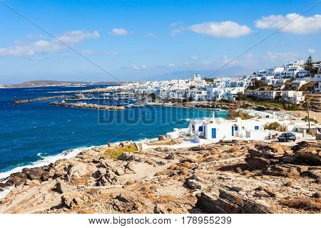 Paros Island Aerial View