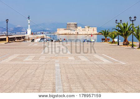 Seafront In Nafplio, Greece