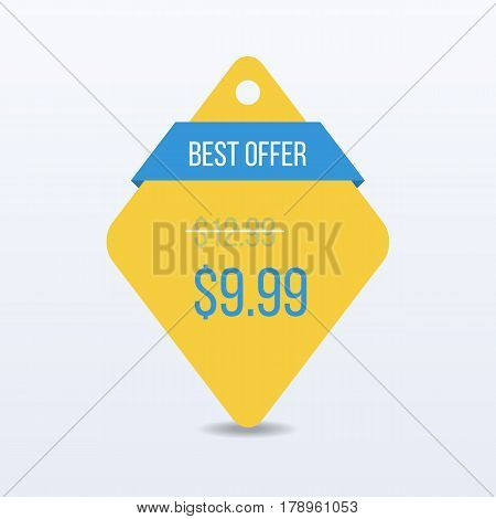 Label, Badge, Sale Sticker, Classic Price Tag circle Editable vector