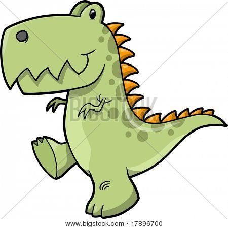 Tyrannosaurus dinosaurie vektor Illustration