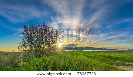 Sunrise in Lefkas island Greece