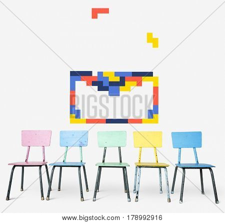 8 bit illustration of email correspondence technology icon