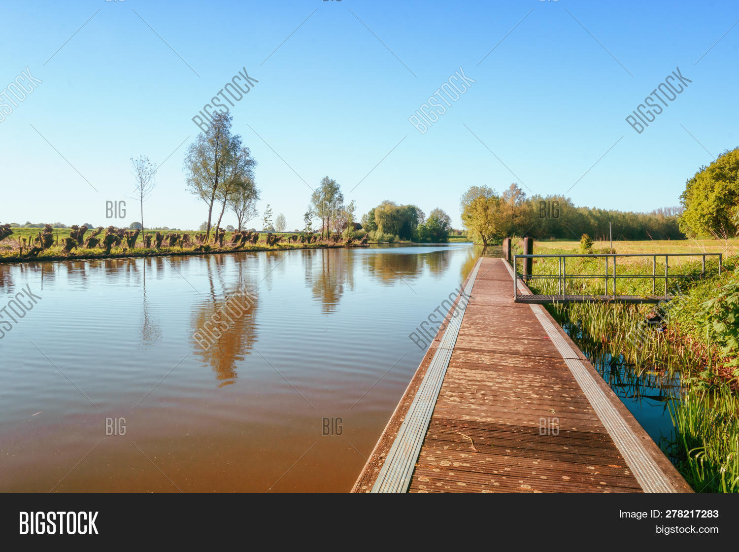 Long Jetty Along River Image & Photo (Free Trial) Bigstock