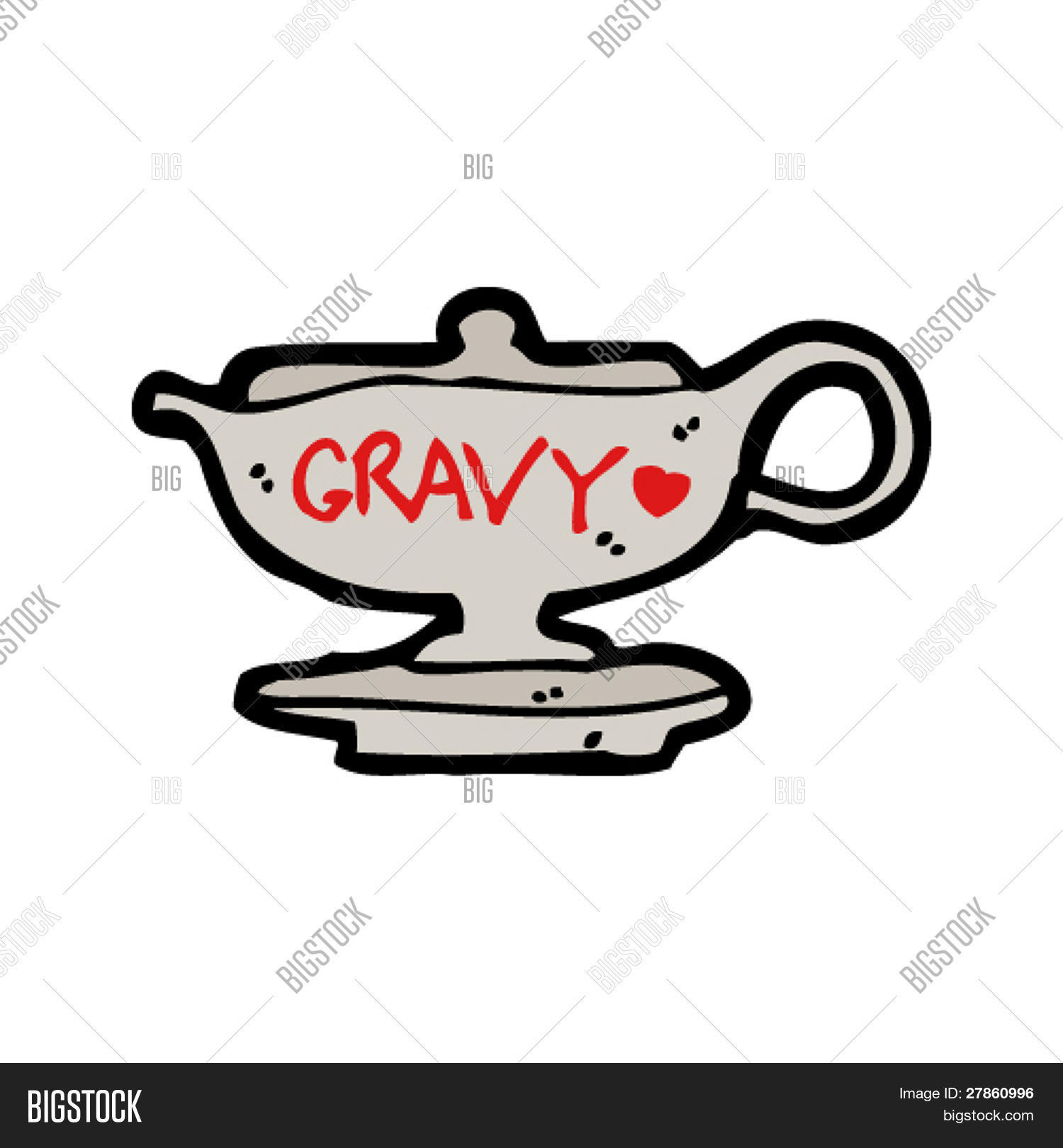 Gravy Boat Cartoon Vector & Photo (Free Trial) Bigstock