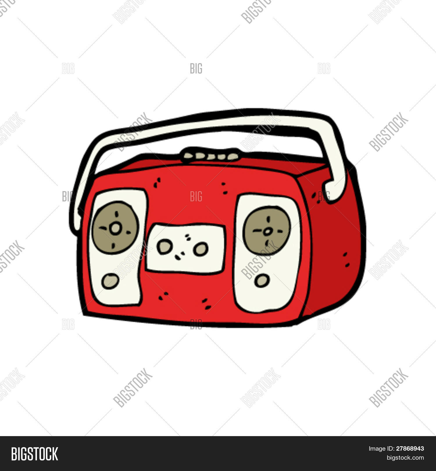 Radio Cartoon Vector & Photo (Free Trial) | Bigstock